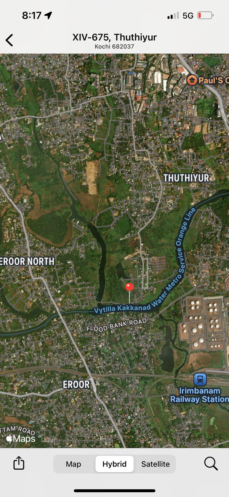 60+ Acres land for sale near Cochin It park