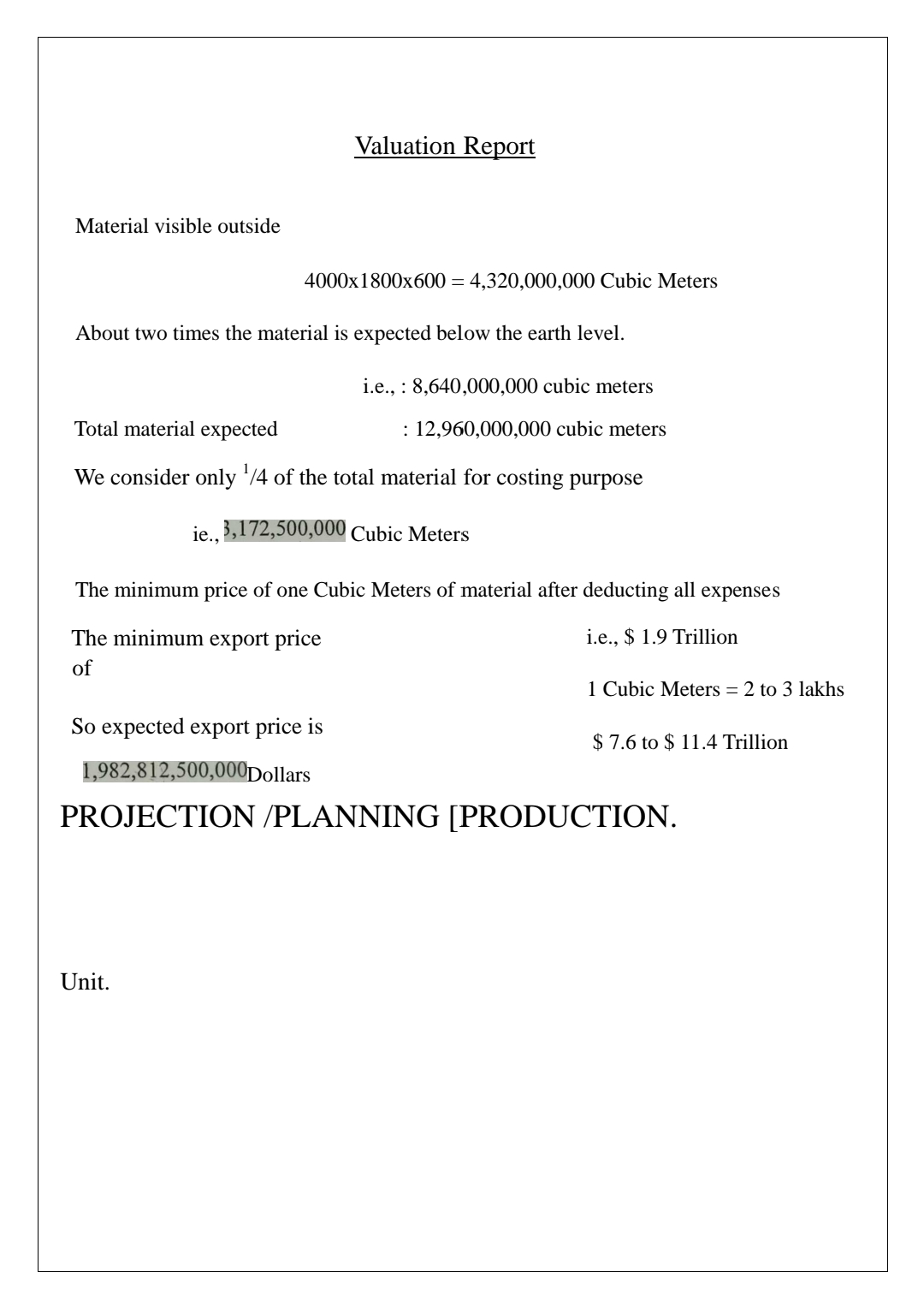 Multi colored Granite Mine in 1000 acres for takeover worth $11.5 Trillion